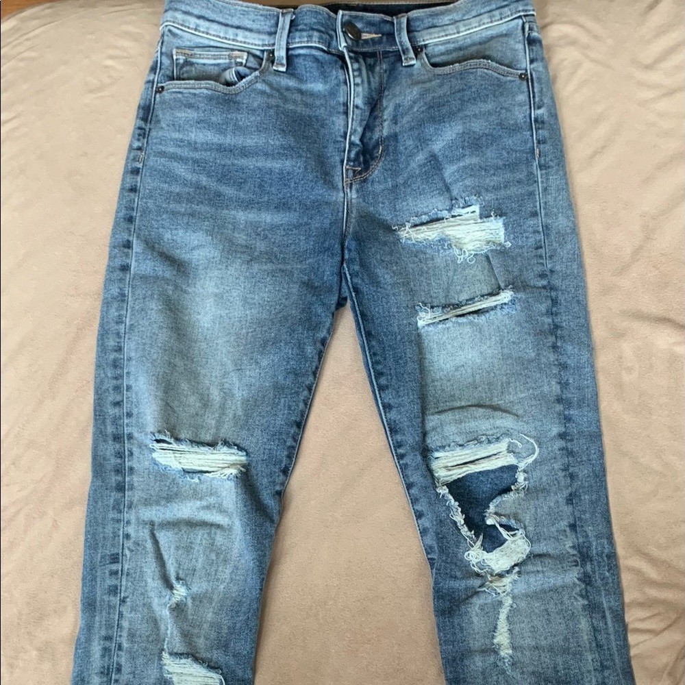 stretchy skinny jeans